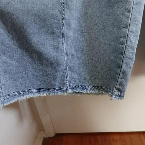 Aerie Soft Landing Pull On Trouser Medium Wash Womens L Loungewear Boho Comfort - Picture 8 of 12